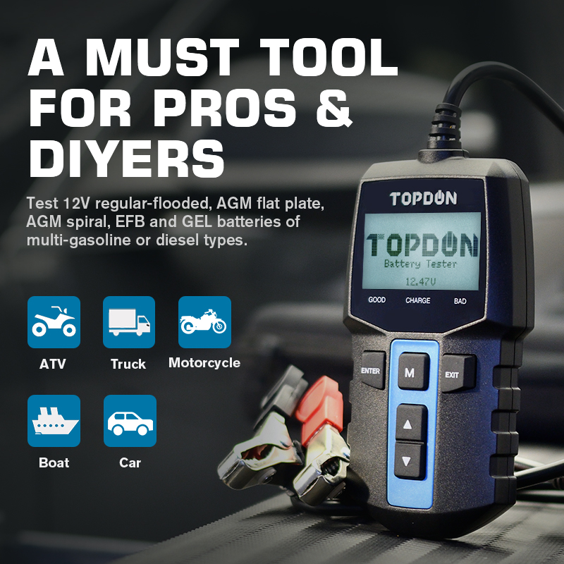 TOPDON BT100 12V Car Battery T - Topdon Tc001 Thermal Camera review and price