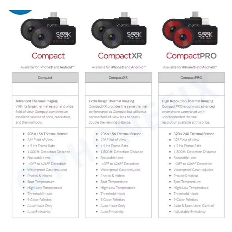 For Seek Thermal Imaging Camer - Seek Compact Pro Android review and price