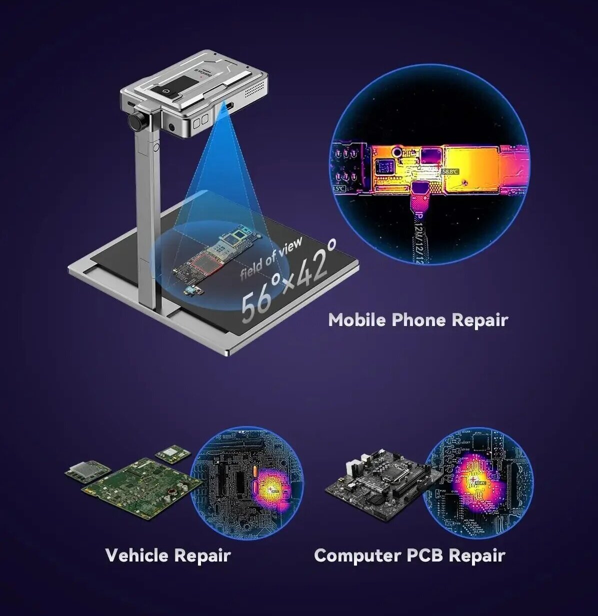 LANGCHI ShortCam III 4K Infrar - Pcb Short Circuit Thermal Diagnostics review and price