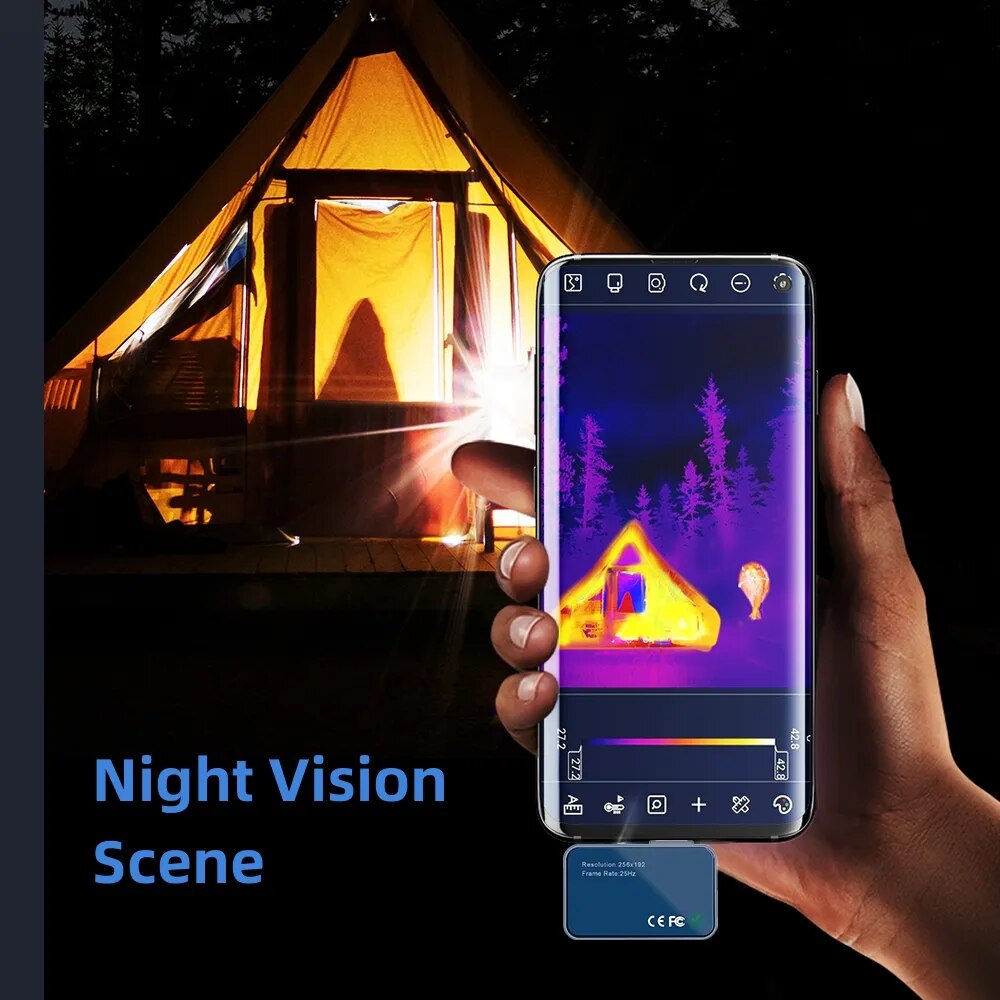TOOLTOP T7 256*192 Android Typ - Infiray P2 Pro Macro Lens review and price