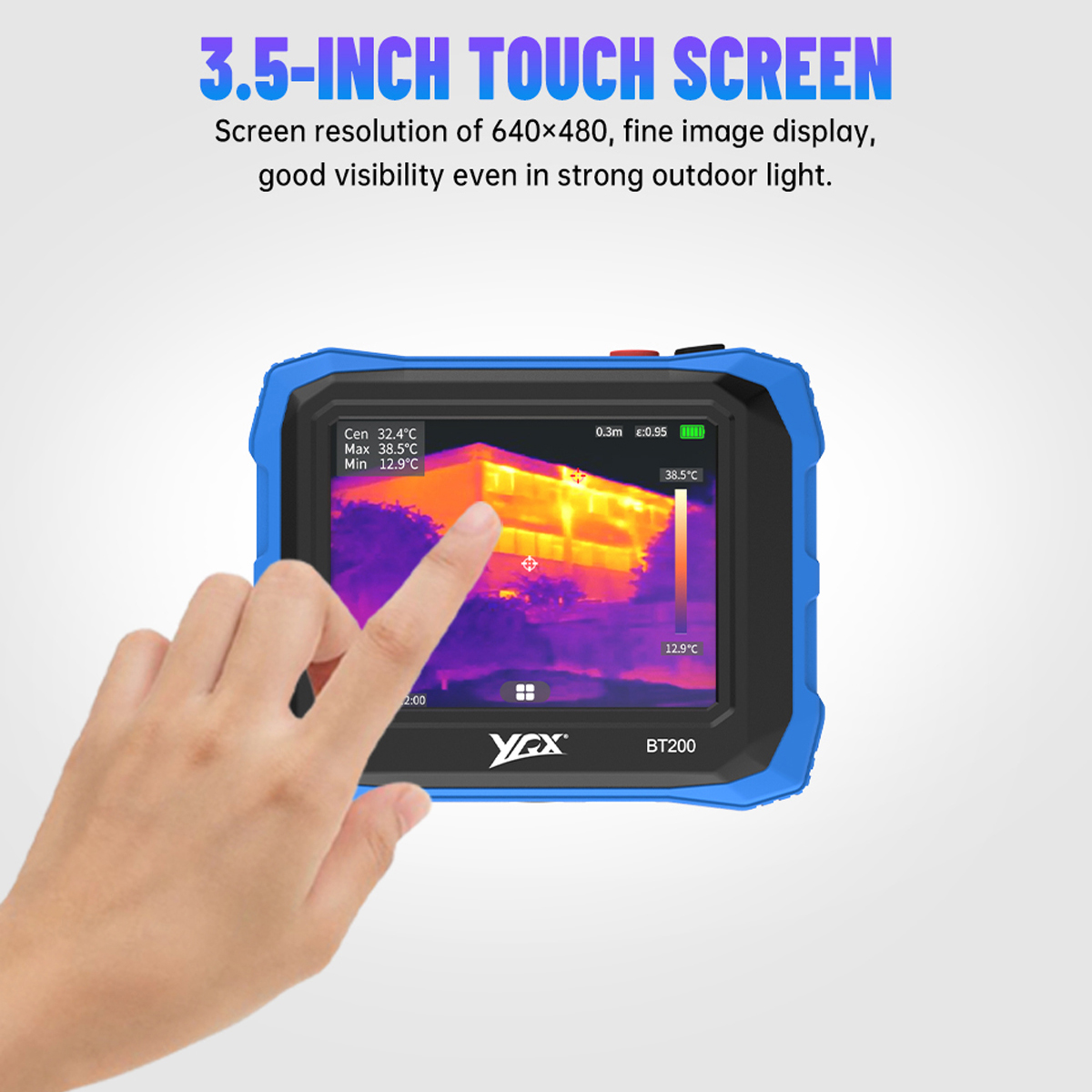 YRX BT200 Flat Panel Thermal I - Thermal Imaging Camera 256X192 review and price