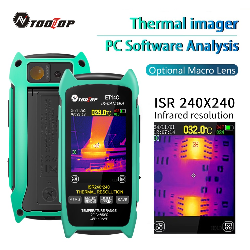 TOOLTOP ET14C 2.8inch Thermal  - Nf 521 Thermal Imaging Camera review and price