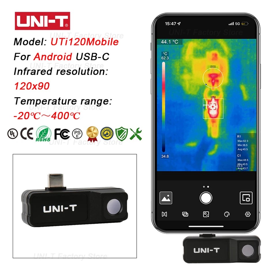UNI-T Infrared Thermal Imaging - Thermal Imaging Camera 256X192 review and price